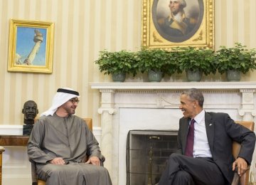 Obama, UAE Official Discuss Iran