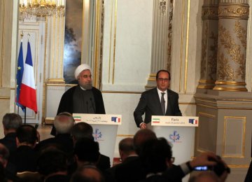 Tehran-Paris Alliance Critical for World Peace