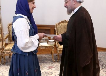Rouhani  Receives  New EU  Ambassadors