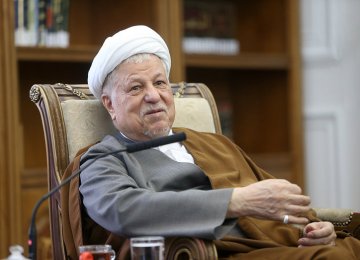 Rafsanjani Meets 7 Political Party Leaders   