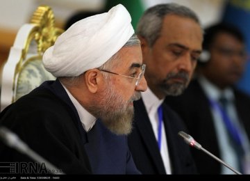 Rouhani: SCO Should Act to Counter Western Sanctions 