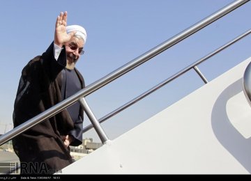 Rouhani in Kazakhstan