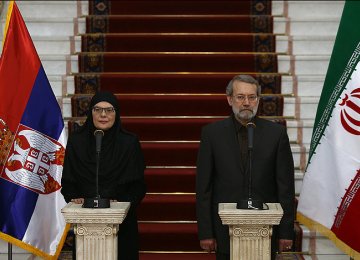 Serbian Speaker Favors Enhancement of Ties