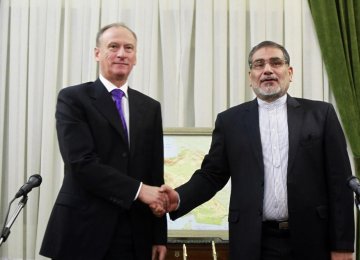 SNSC’s Shamkhani Meets Russian Counterpart