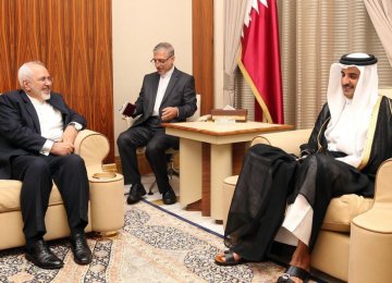 Zarif Meets Iraqi Officials, Clerics