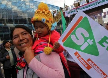 Bolivia to Vote on 3rd Term for Morales