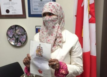 Canada Gov’t Drops Niqab Case Appeal