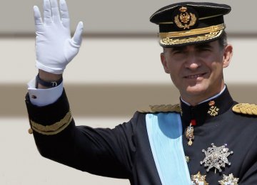 Spanish King Calls for Nat’l Unity