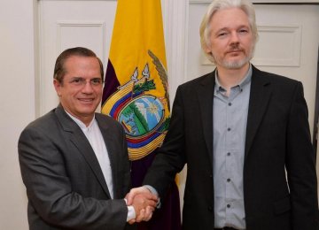 Ecuador Signs Assange Deal With Sweden