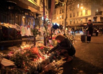 Parisians Honor the Dead