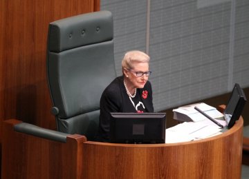 Australia Parliament Speaker Resigns