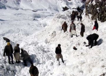 Avalanche Kills Scores in nE Afghanistan