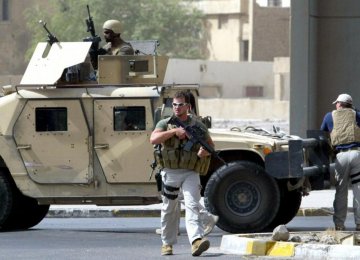 US Seeks to Boost Number of  Blackwater-Style Mercenaries in Iraq