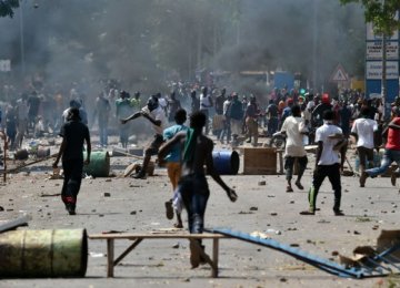 A Million Protest Burkina Faso President Reelection Bid 