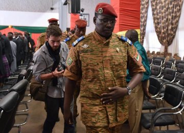 Burkinabe Military Vows to Hand Over Power