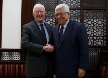 Carter: Hamas Committed to Peace, Netanyahu Not