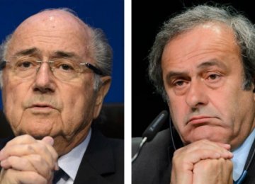 Sanctions on Blatter, Platini