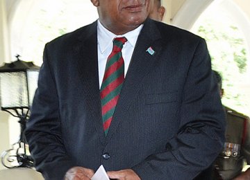 Bainimarama Sworn in as Fiji PM