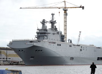 Paris Weighing Warship Sale  to Russia 
