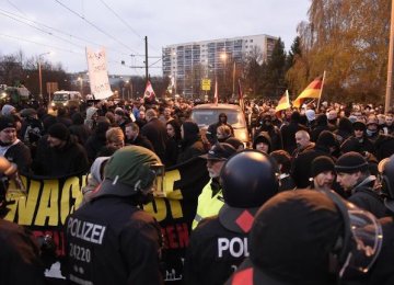 Anti-Foreigner Protests in Berlin