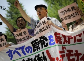 Japan to Restart Nuclear Reactor Despite Opposition