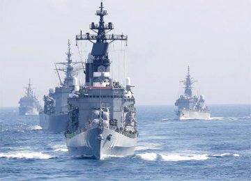 Japan Displays Naval Power 