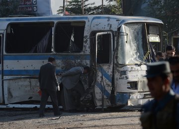 9 Policemen Killed in Kabul Bombings