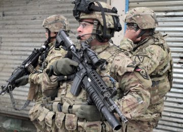 US Soldiers Killed  Near Kabul