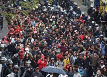 Mass Protests in Mexico City Over Missing Students