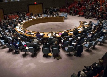 UNSC Rejects Palestinian Resolution