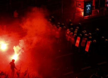 Polish Police Clash With Rioters