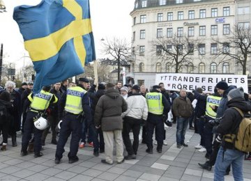 Arrests, Scuffles After Swedish Rampage