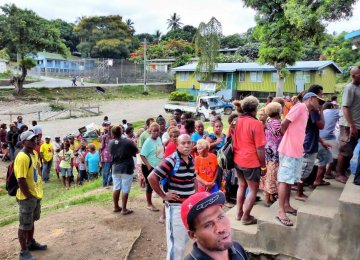 Solomon Islanders  Go to Polls