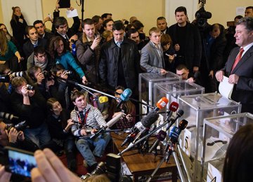 Pro-EU Parties win Ukraine Elections