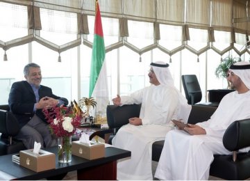 UAE Economy Minister, Iran Envoy Confer