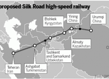 Officials Welcome Silk Road Train