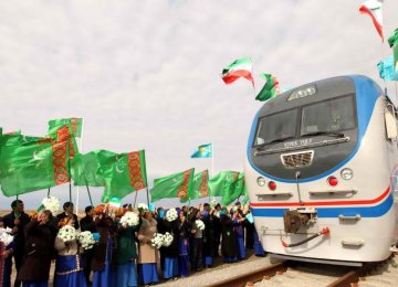 Iran, Turkmenistan, Kazakhstan Discuss Rail Tariffs