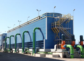 Dry Cooling Tower Goes on Stream in Hamedan