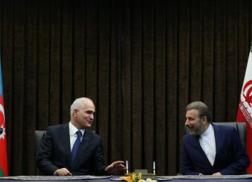 Tehran, Baku Address Issues of Mutual Interest 