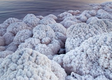 Salt Gains From Lake Urumia!
