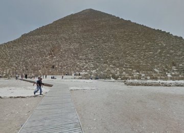Google Grants Virtual Visit  to Great Pyramids