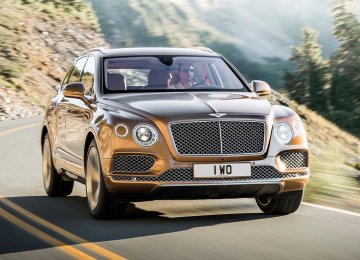 Bentley SUV Rolls Off Line