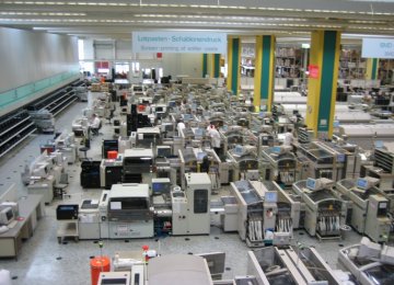 German Factory Output Dips