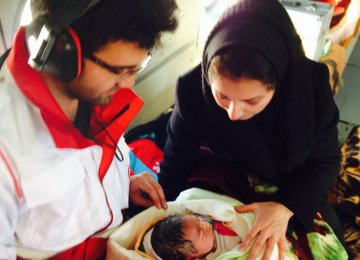 New Born, Mother Rescued From Snow Storm