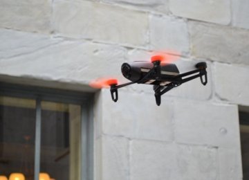 Drone to Prevent Cheating in China School Exam 