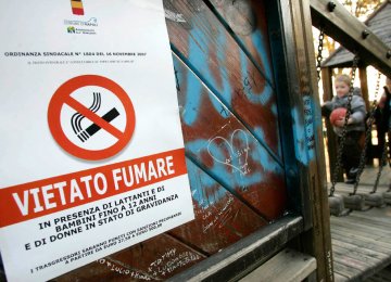Heavier Smoking Fines in Italy