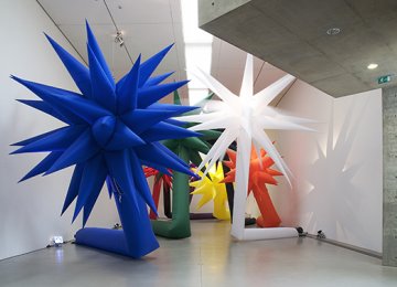 Otto Piene’s Artworks at Tehran Museum