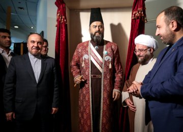 Amir Kabir Statue  Unveiled at Milad Tower 