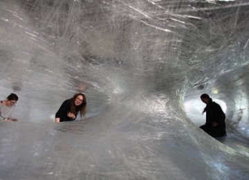 27 Miles of Scotch Tape ‘Spider Web’