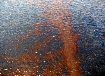 Oil Slick Lingers Off Chabahar